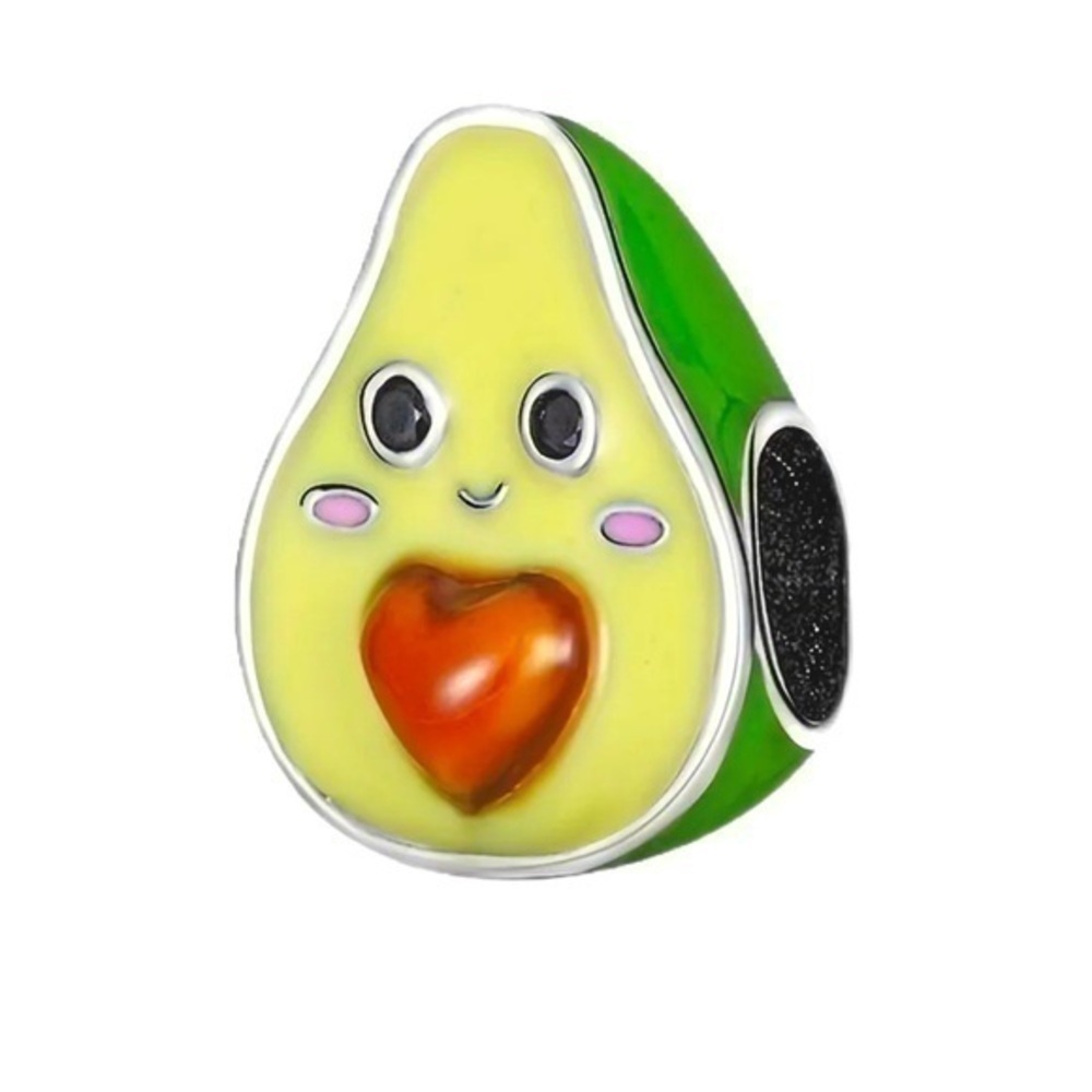 Women’s 925 Sterling Silver Chic Avocado Charm Pendant - NWT